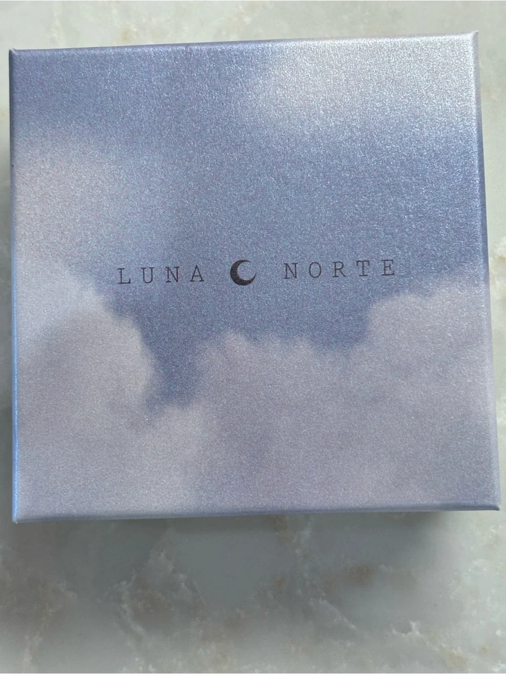 NIB Luna Norte Gold Heart Moonstone Toggle Necklace
